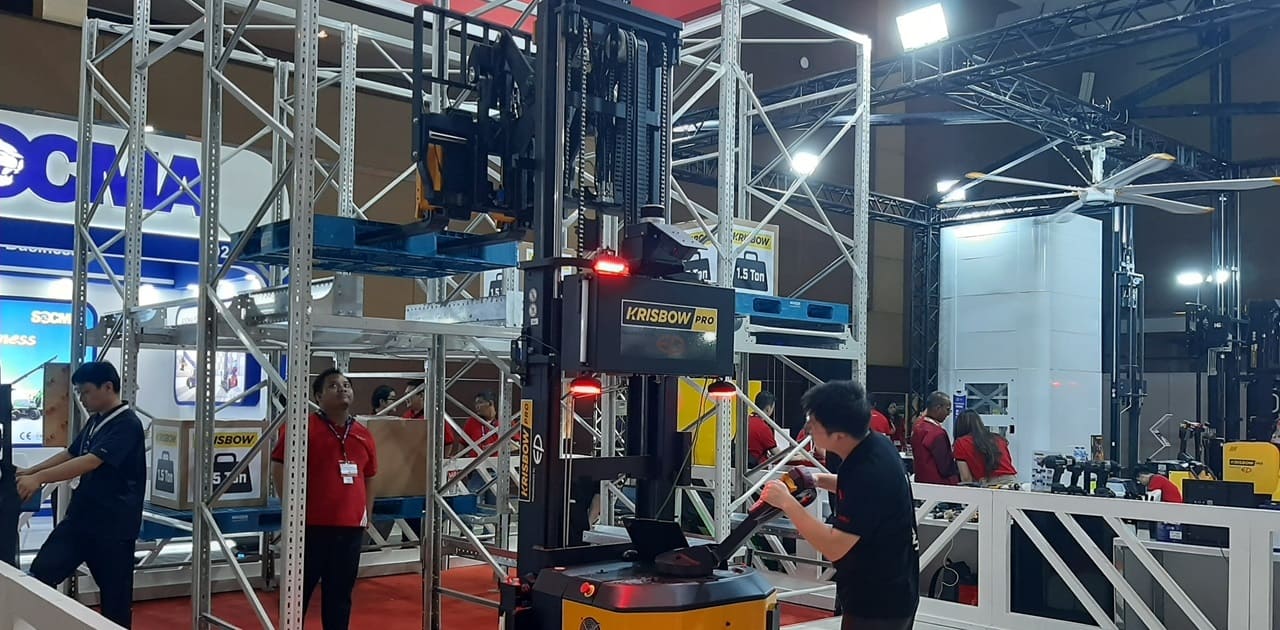 The event is held in conjunction with Forklift Indonesia (05/21). Credit: Sinta