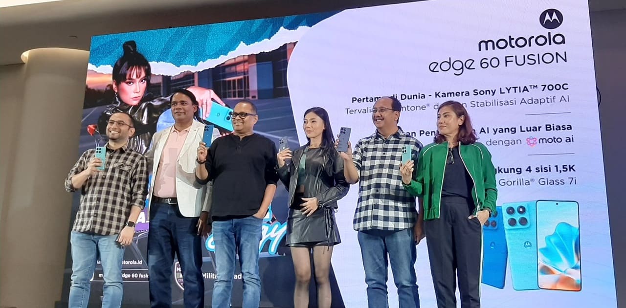 Motorola Edge 60 Fusion launch at Wisma 46 in Central Jakarta (05/14). Credit: Sinta