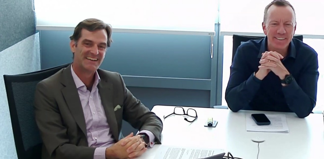 Wuppermann, Chief Digital Officer at NTT DATA APAC (left), and John Lombard, CEO of NTT Data APAC at the virtual media roundtable (05/07).
